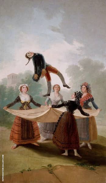 The Straw Manikin c1791 by Francisco Goya | Oil Painting Reproduction