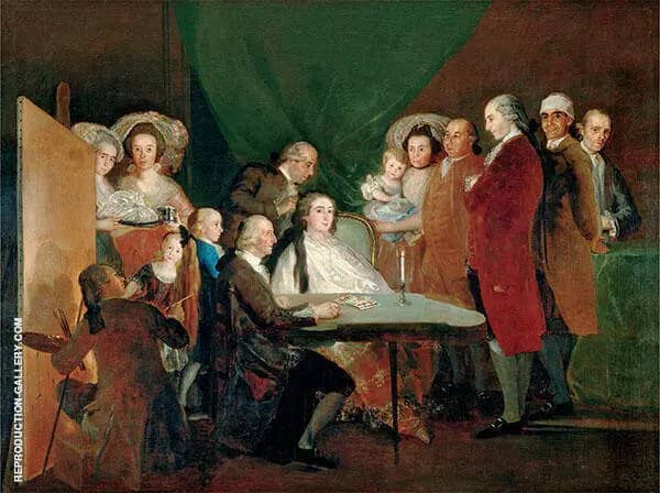 The Family of the Infante Don Luis c1783 | Oil Painting Reproduction