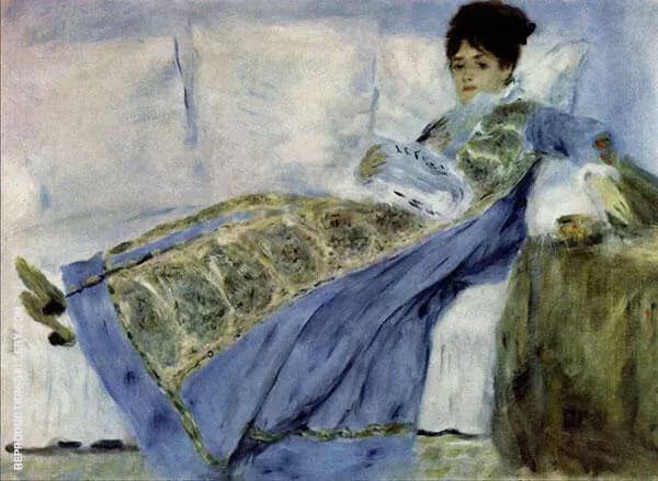 Camille Monet Reading 1872 | Oil Painting Reproduction
