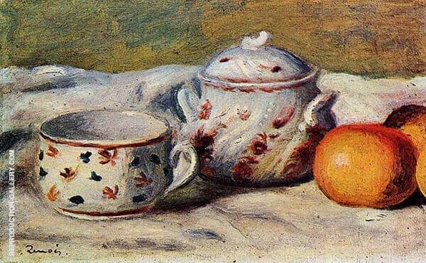 Still Life with Cup and Sugar Bowl 1904 | Oil Painting Reproduction