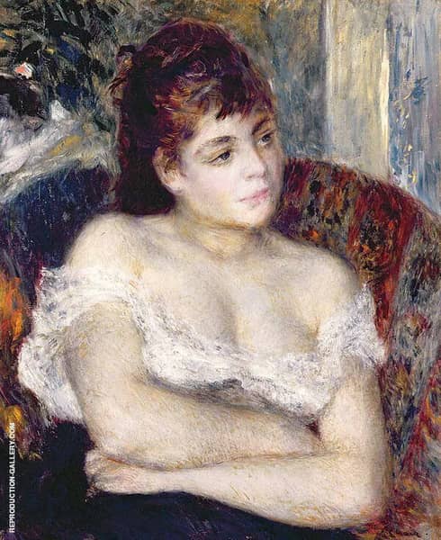 Woman In An Armchair by Pierre Auguste Renoir | Oil Painting Reproduction