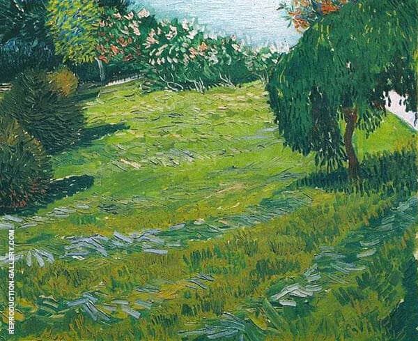 Sunny Lawn in a Public Park 1888 | Oil Painting Reproduction