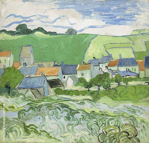View of Auvers by Vincent van Gogh | Oil Painting Reproduction