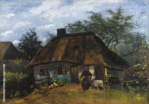 Farmhouse in Nuenen by Vincent van Gogh | Oil Painting Reproduction