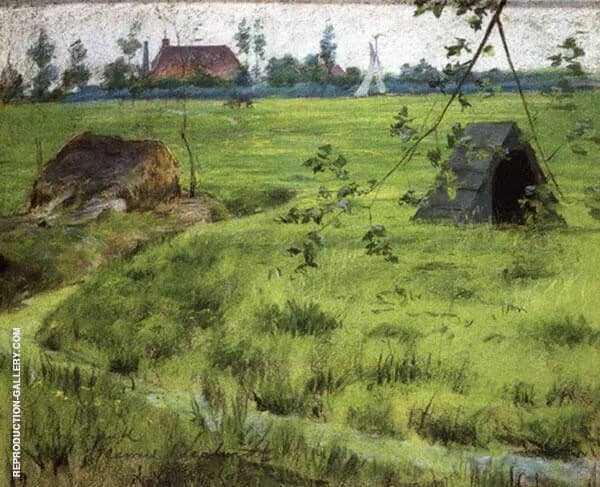 A Bit of Holland Meadows | Oil Painting Reproduction