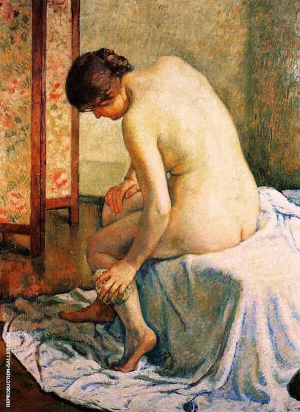 Bather by William Merritt Chase | Oil Painting Reproduction