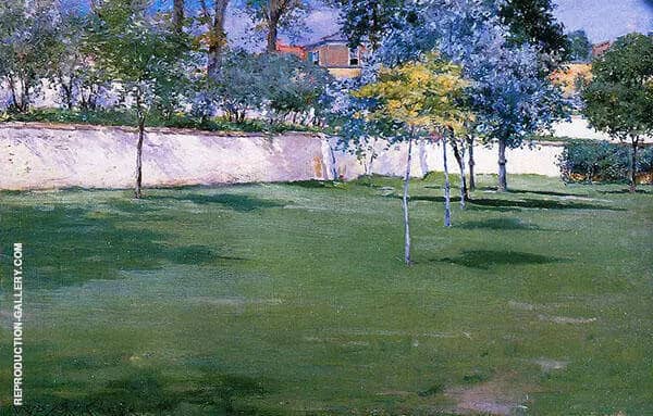 Brooklyn Navy Yard by William Merritt Chase | Oil Painting Reproduction