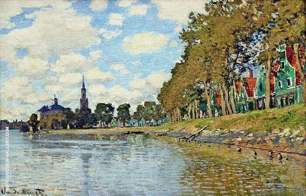 Zaandam 1871 by Claude Monet | Oil Painting Reproduction
