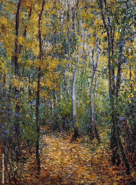 Wood Lane 1876 by Claude Monet | Oil Painting Reproduction