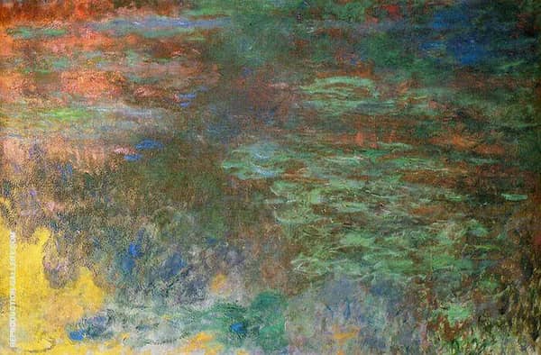 Water Lily Pond Evening 1920 - detail 1 | Oil Painting Reproduction