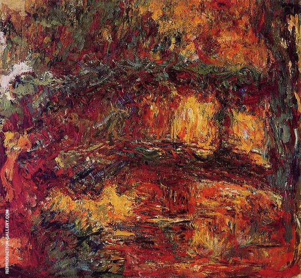 Japanese Bridge 1918 8 by Claude Monet | Oil Painting Reproduction