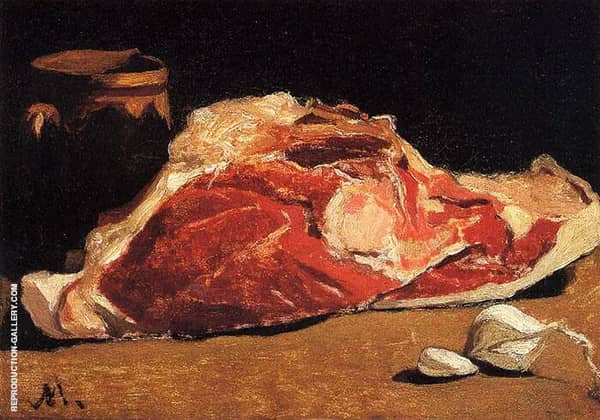 Still Life with Meat c1862 by Claude Monet | Oil Painting Reproduction
