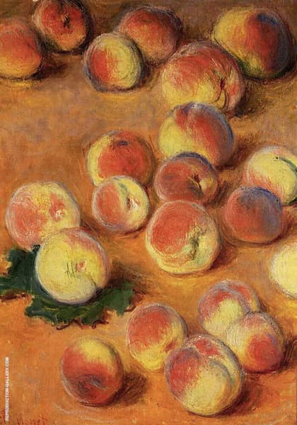 Peaches 1883 by Claude Monet | Oil Painting Reproduction