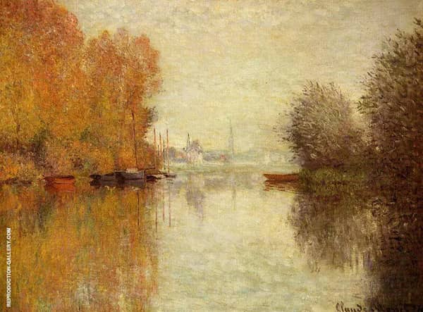 Autumn on the Seine at Argenteuil 1873 | Oil Painting Reproduction