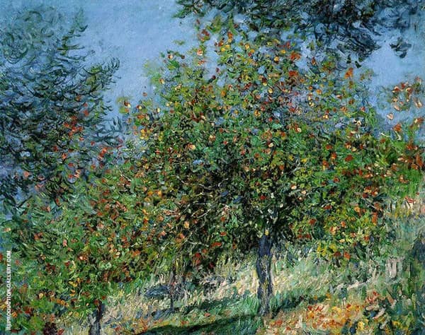 Apple Trees on the Chantemesle Hill 1778 | Oil Painting Reproduction