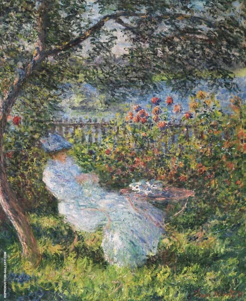 Alice Hoschede in the Garden 1881 | Oil Painting Reproduction