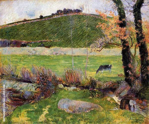 A Meadow on the Banks of the Aven 1888 | Oil Painting Reproduction