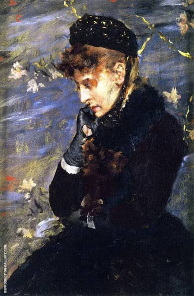 Meditation by William Merritt Chase | Oil Painting Reproduction