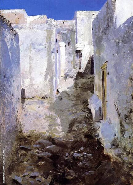 A Street in Algiers c1879 | Oil Painting Reproduction