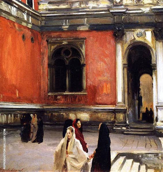 Campo behind The Scuola di San Rocco c1882 | Oil Painting Reproduction