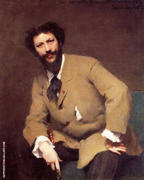 Carolus Duran 1879 by John Singer Sargent | Oil Painting Reproduction