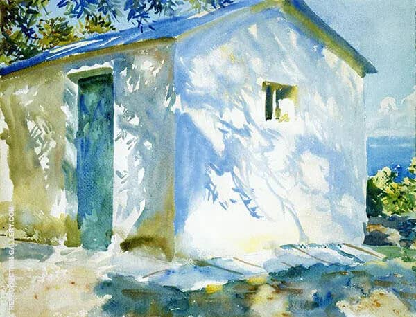 Corfu Lights and Shadows | Oil Painting Reproduction
