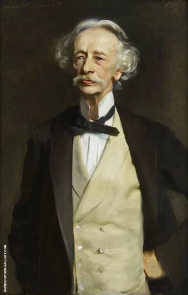 Coventry Patmore by John Singer Sargent | Oil Painting Reproduction