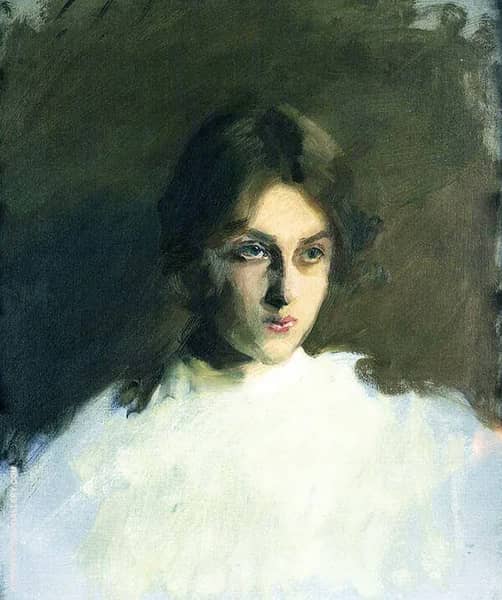 Edith French by John Singer Sargent | Oil Painting Reproduction