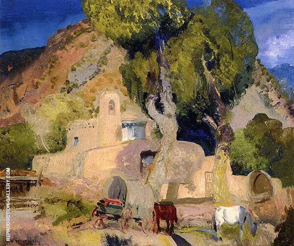 Santuario de Chimata 1917 by George Bellows | Oil Painting Reproduction