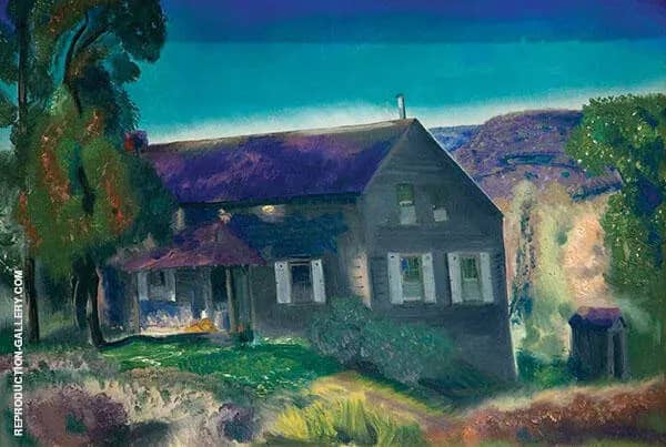 The Black House 1924 by George Bellows | Oil Painting Reproduction