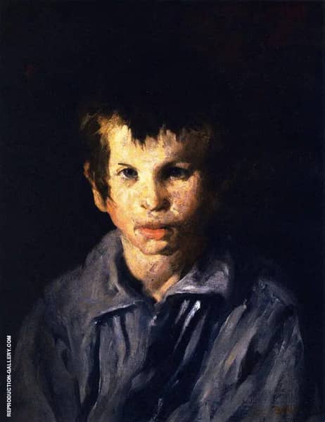 The Cross Eyed Boy by George Bellows | Oil Painting Reproduction