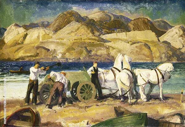 The Sand Cart by George Bellows | Oil Painting Reproduction