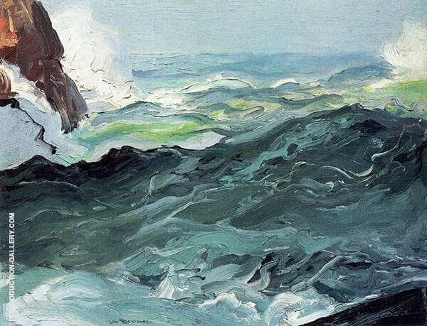 Wave 1913 by George Bellows | Oil Painting Reproduction