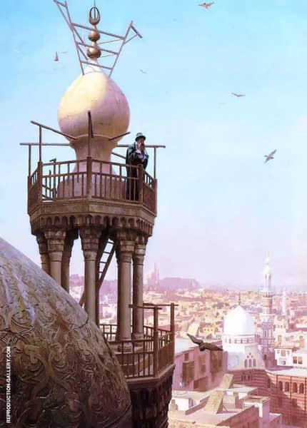 A Muezzin Calling The Faithful to Prayer 1878 | Oil Painting Reproduction