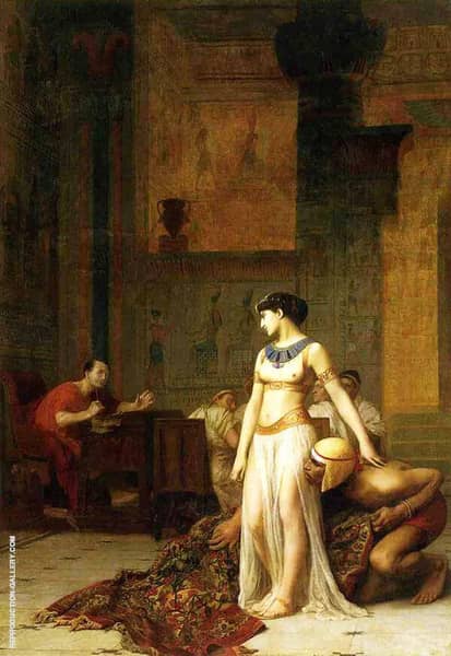 Cleopatra and Julius Caesar 1866 | Oil Painting Reproduction