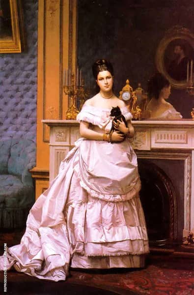 Portrait Marie Gerome 1867 by Jean Leon Gerome | Oil Painting Reproduction