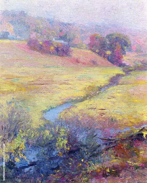 The Brook by Robert William Vonnoh | Oil Painting Reproduction