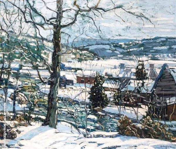 December Day by Walter Elmer Schofield | Oil Painting Reproduction