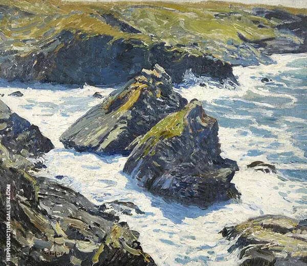 Ebb Tide Morning by Walter Elmer Schofield | Oil Painting Reproduction
