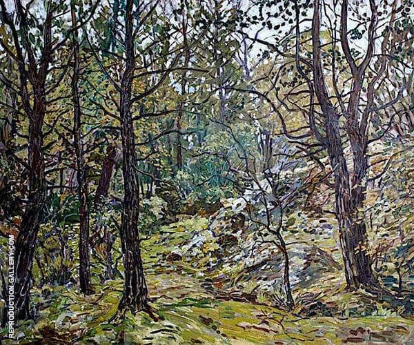 Godolphin Woods 1940 by Walter Elmer Schofield | Oil Painting Reproduction