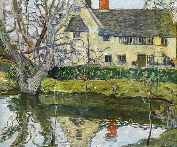 House at Otley by Walter Elmer Schofield | Oil Painting Reproduction