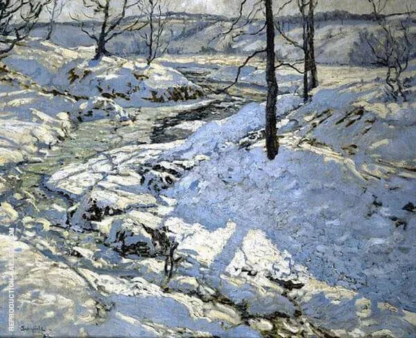 Morning Light 1922 by Walter Elmer Schofield | Oil Painting Reproduction