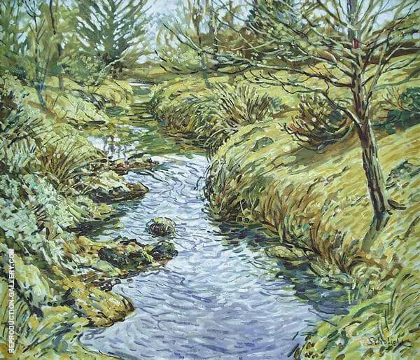 November Morning by Walter Elmer Schofield | Oil Painting Reproduction