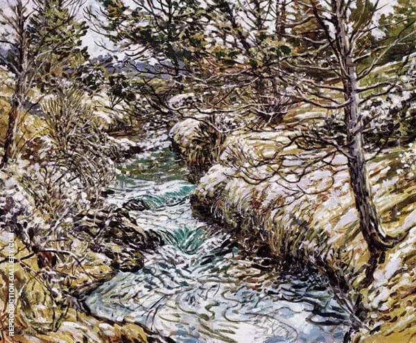 White Frost 1941 by Walter Elmer Schofield | Oil Painting Reproduction