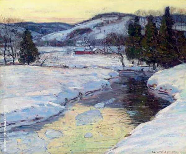 Blush of Evening by George Gardner Symons | Oil Painting Reproduction