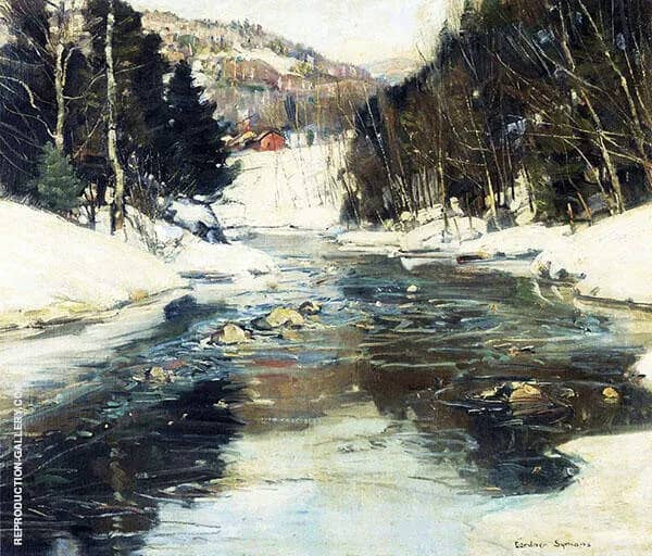 Near Springfield Massachusetts | Oil Painting Reproduction
