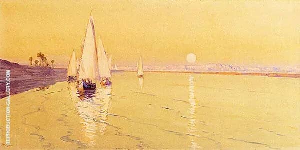 Along The Shore by Fernand Lungren | Oil Painting Reproduction