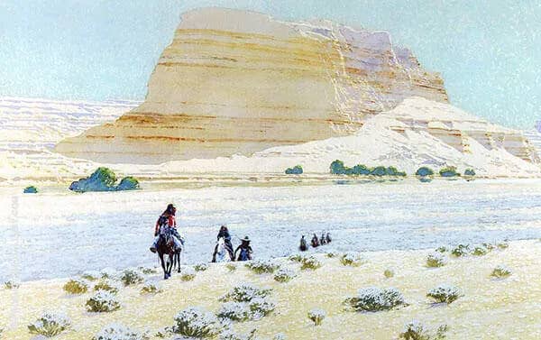 Desert Trail Nevada by Fernand Lungren | Oil Painting Reproduction