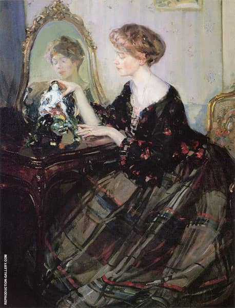 The Chinese Statuette by Richard Emil Miller | Oil Painting Reproduction