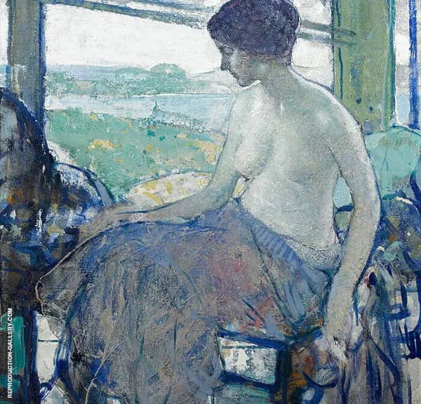 The Open Window by Richard Emil Miller | Oil Painting Reproduction